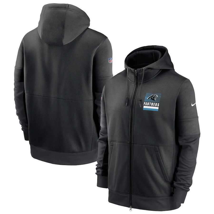 Men's Carolina Panthers New 2020 Nike Gray Black Fan Gear Mascot Performance Full Zip Hoodie,We sell and wholesale Men's Carolina Panthers New 2020 Nike Gray Black Fan Gear Mascot Performance Full Zip Hoodie on line form chian!